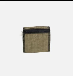 PUEBCO Petite Maroquinerie*Nylon Fabric Pouch Medium Olive
