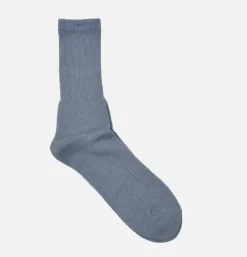 Homme ANONYMOUS ISM Chaussettes*Oc Pile Low Crew Blue