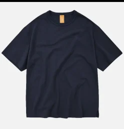 FRIZMWORKS T-shirts*Og Double Rib Oversized Tee Navy
