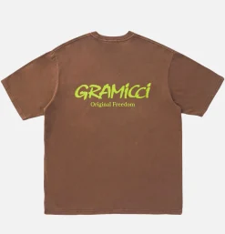 GRAMICCI T-shirts*Original Freedom Tee P Brown