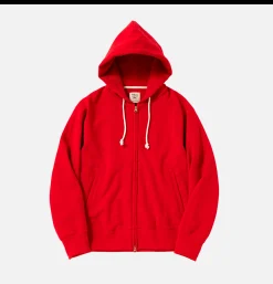 JACKMAN Sweats & Polaires*Parka Sweatshirt Rouge