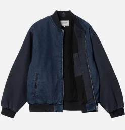 CARHARTT WIP Vestes*Paxon Bomber Navy Stone Washed