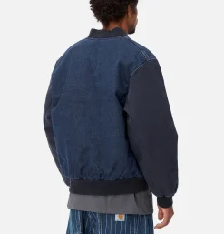 CARHARTT WIP Vestes*Paxon Bomber Navy Stone Washed