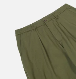 UNIVERSAL WORKS Pantalons*Pleated Track Pant Olive