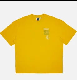 DEUS T-shirts*Primitive Learning Tee Yellow