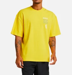 DEUS T-shirts*Primitive Learning Tee Yellow