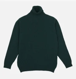 WILLIAM LOCKIE Pulls & Cardigans*Pull Col Rond Aryan Forest Green