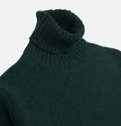 WILLIAM LOCKIE Pulls & Cardigans*Pull Col Rond Aryan Forest Green