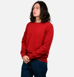 WILLIAM LOCKIE Pulls & Cardigans*Pull Col Rond Poppy Mix