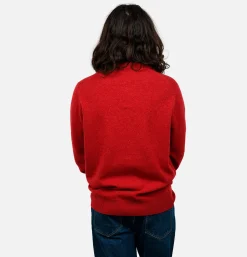 WILLIAM LOCKIE Pulls & Cardigans*Pull Col Rond Poppy Mix