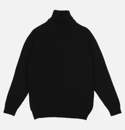WILLIAM LOCKIE Pulls & Cardigans*Pull Col Roulé Aryan Black