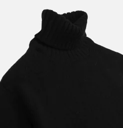 WILLIAM LOCKIE Pulls & Cardigans*Pull Col Roulé Aryan Black