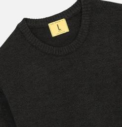 NITTO KNITWEAR Pulls & Cardigans*Pull Youri Col Rond Anthracite