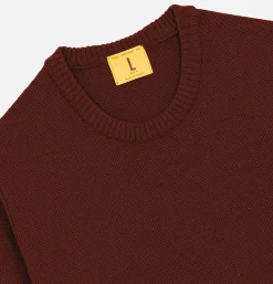 NITTO KNITWEAR Pulls & Cardigans*Pull Youri Col Rond Brique