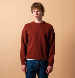 NITTO KNITWEAR Pulls & Cardigans*Pull Youri Col Rond Brique