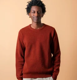 NITTO KNITWEAR Pulls & Cardigans*Pull Youri Col Rond Brique