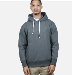 JACKMAN Sweats & Polaires*Pullover Hooded Sweatshirt Stone Grey