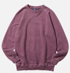 GOOD ON Sweats & Polaires*Raglan Crewneck Sweat Azuki