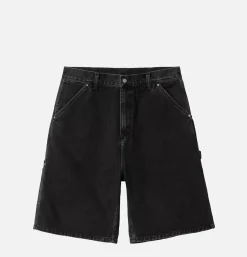 CARHARTT WIP Shorts*Rivet Short Black Stone Washed