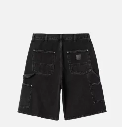 CARHARTT WIP Shorts*Rivet Short Black Stone Washed