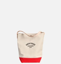 HERITAGE LEATHER COMPANY Sacs Bandoulière*Sac Bandoulière Canvas Bucket Rouge