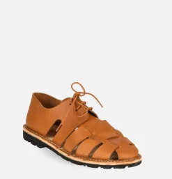 Homme STEVE MONO Sandales*Sandales Artisanal Shoe Tobacco