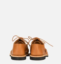 Homme STEVE MONO Sandales*Sandales Artisanal Shoe Tobacco