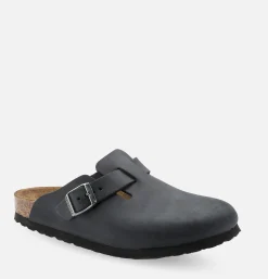 Femme BIRKENSTOCK Sandales|Sandales*Sandales Boston Wax Black Etroite