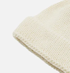 UNIVERSAL WORKS Gants • Bonnets • Echarpes*Short Watch Cap Ecru