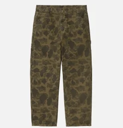 CARHARTT WIP Pantalons*Single Knee Camo Duck Green