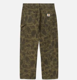 CARHARTT WIP Pantalons*Single Knee Camo Duck Green