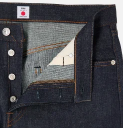 EDWIN Jeans*Slim Tapered Kurabo Blue Unwash