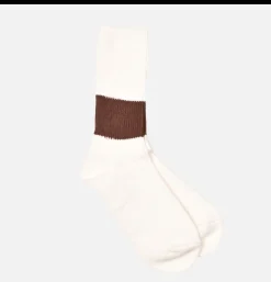 Homme ROSTERSOX Chaussettes*Socks Line Rib Brown