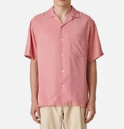 PORTUGUESE FLANNEL Chemises*Ss Shirt Dogtown Pink