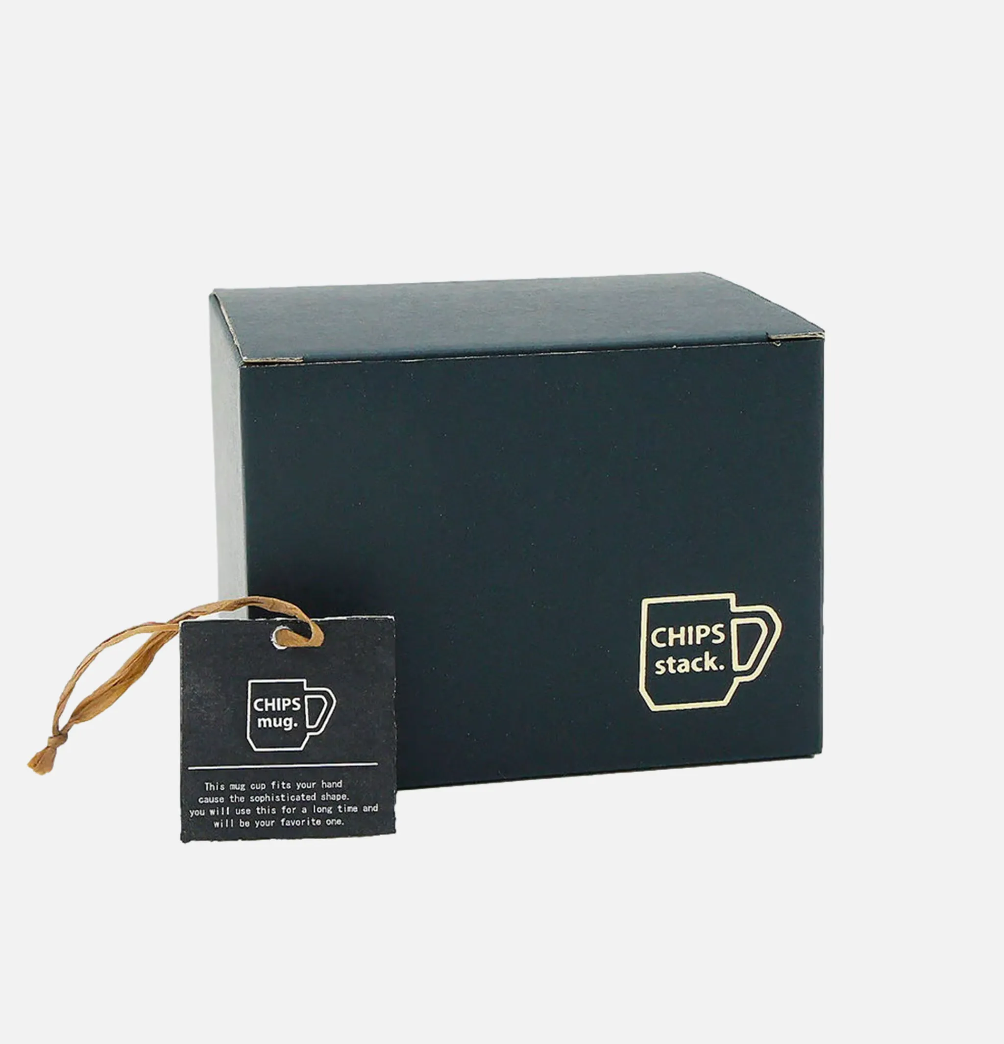 CHIPS JAPAN Maison*Stack Mug Splash Black White