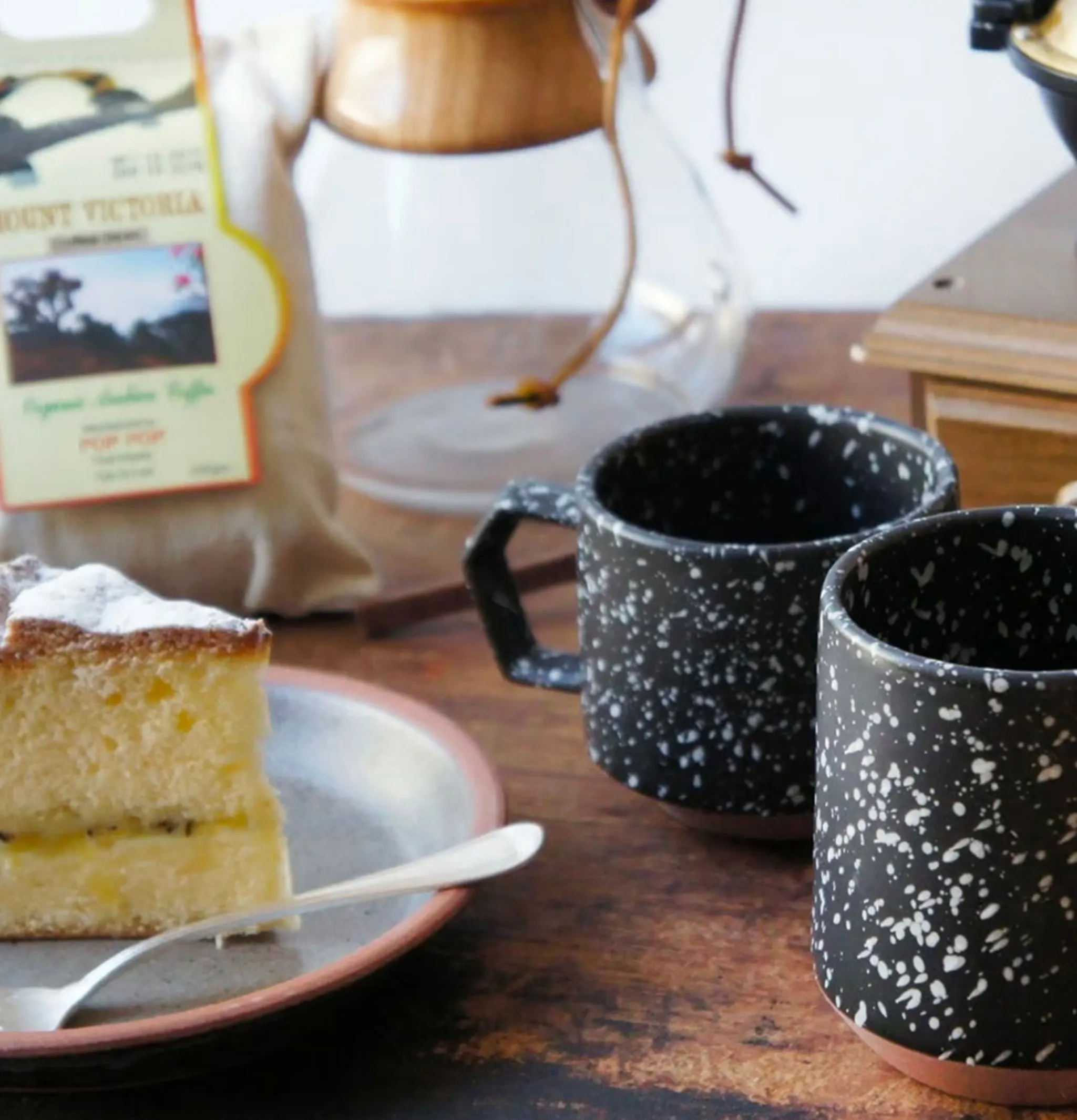 CHIPS JAPAN Maison*Stack Mug Splash Black White