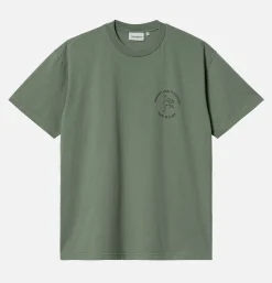 CARHARTT WIP T-shirts*Stamp Tee Duck Green