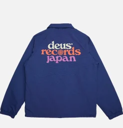 DEUS Vestes*Strata Coach Jacket Blue