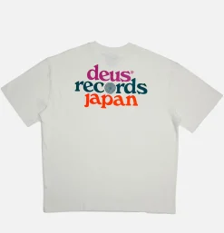 DEUS T-shirts*Strata Tee Vintage White