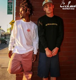 COOKMAN T-shirts*Tee Shirt Long Sleeves Fat Topping