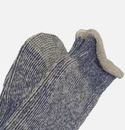 Homme ANONYMOUS ISM Chaussettes*Thick Pile Crew Socks Ink Blue