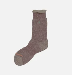 Homme ANONYMOUS ISM Chaussettes*Thick Pile Crew Socks Pink