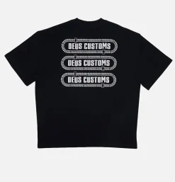 DEUS T-shirts*Thread Tee Black