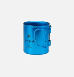 SNOW PEAK Outdoor|Maison*Titanium Single Cup 450 Blue