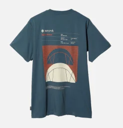 SNOW PEAK T-shirts*T-shirt Alpha Breeze Blue