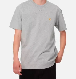 CARHARTT WIP T-shirts*T-shirt Chase Grey