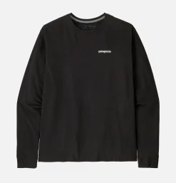 PATAGONIA T-shirts*T-shirt P6 Logo ML Black