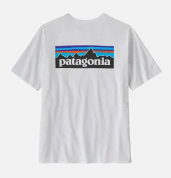 PATAGONIA T-shirts*T-Shirt P6 Logo White