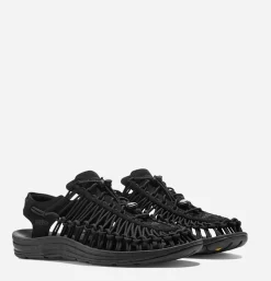 Homme KEEN Sandales*Uneek Black Black