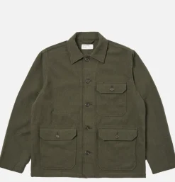 UNIVERSAL WORKS Vestes*Utility Jacket Wool Olive